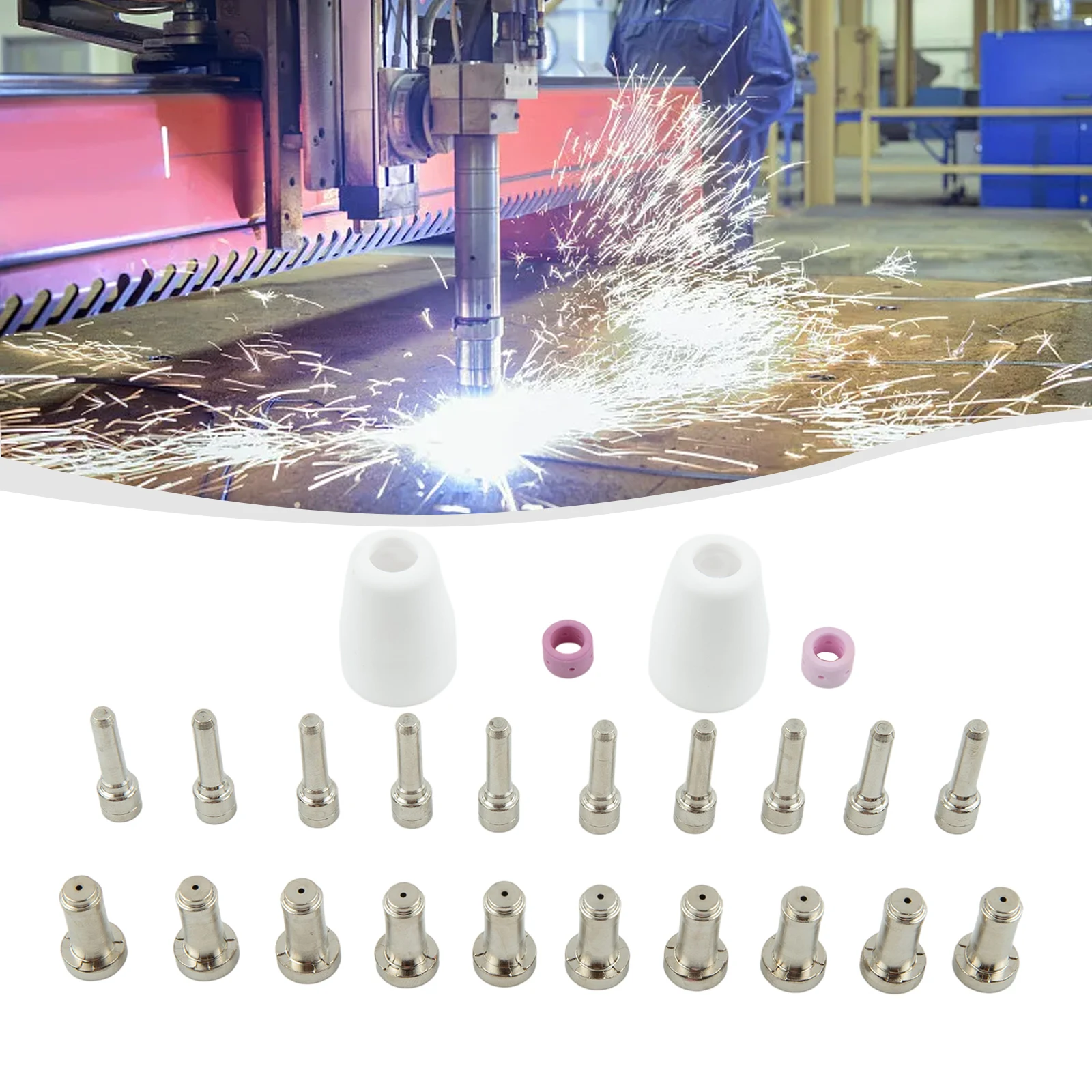 

Ring Plasma WSD-LG40 Cutter CUT-40 CUT-40D 24PCS Super160 Accessories Super160P Cutting For PT-31XL Electrodes