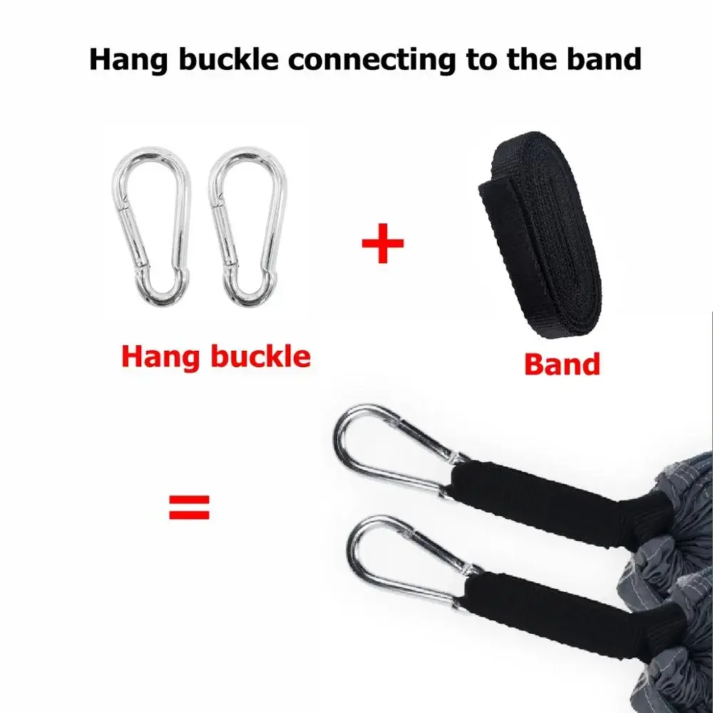 1-2 شخص المحمولة التخييم في الهواء الطلق أرجوحة مع ناموسية عالية القوة قماش مظلات سرير معلق الصيد النوم سوينغ