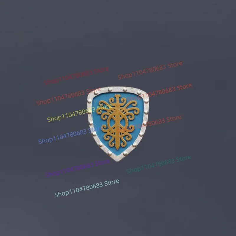 Klocki Konstrukcyjne Vintage Zbroja Pancerz Tarcza Hełm Mini Figurka Akcji Model do Składania Ekspozycja Kreskówka Anime Akcesoria Zabawka Prezent