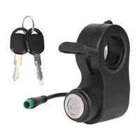 For Kukirin For G2 For Pro For Max Electric Scooter Lgnition Lock With Key 5pin E-scooter Throttle Accelerator Power Switch