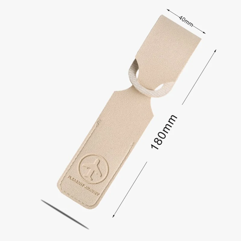 1 قطعة إكسسوارات السفر بولي Leather علامة الأمتعة الجلدية الإبداعية الأمتعة حقيبة معرف معرف Addres حامل الصعود العلامات المحمولة التسمية #6