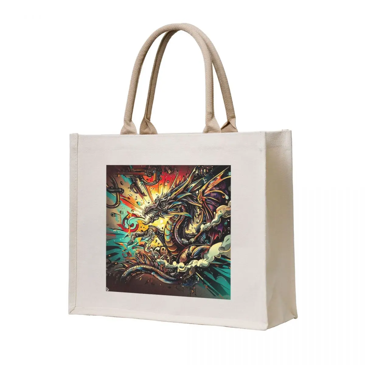 

The Great Steampunk Dragon Tote Bag handbag tote bag custom canvas bags