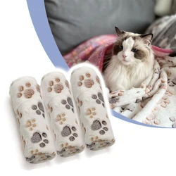 1 Pack Dog Blankets Super Soft Warm Sleep Mat Fluffy Premium Fleece Pet Blanket Flannel Throw for Dog Puppy Cat