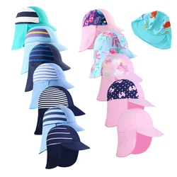 Wishere Children's Beach Caps Summer Swimming Breathable UV Protection Fisherman Sun Hat For Boys Girls