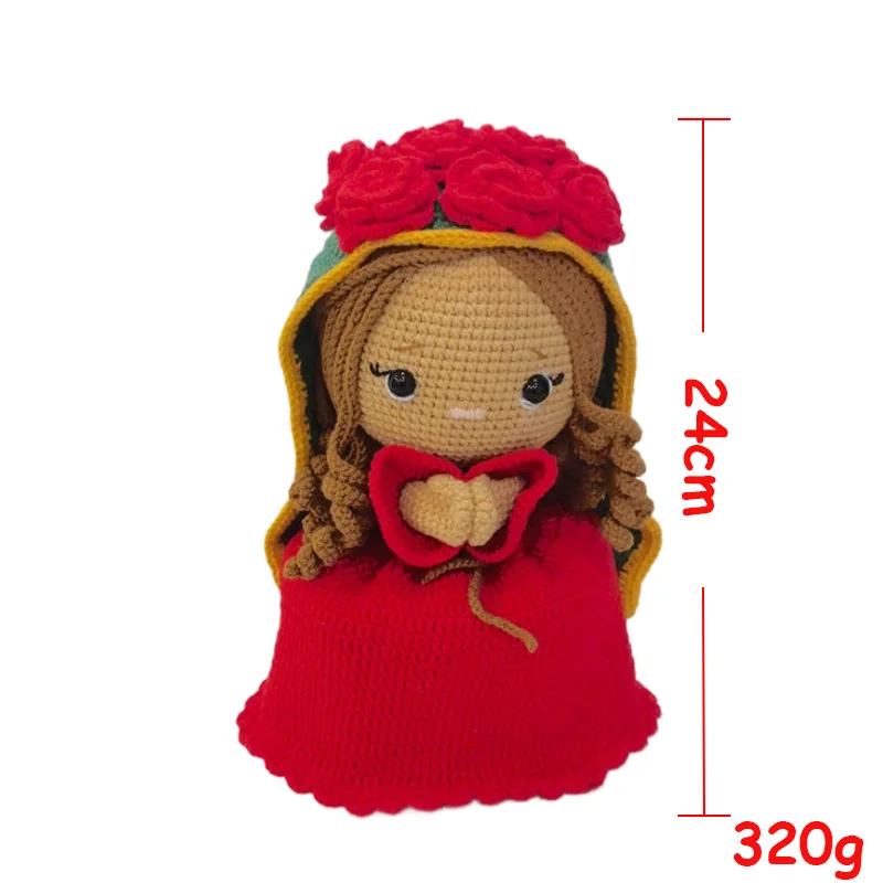 Handgemaakte breipop gehaakte magische tak Maagdelijke pop gehaakte poppen voor woonaccessoires Ambachtelijk speelgoedornamenten Verjaardagscadeau