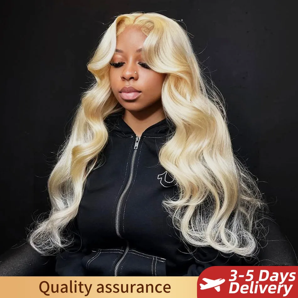 

613 Blonde 13x6 HD Transparent 613 Blonde Lace Frontal Human Hair Wigs Body Wave Lace Wigs HD Lace Front Human Hair Wigs