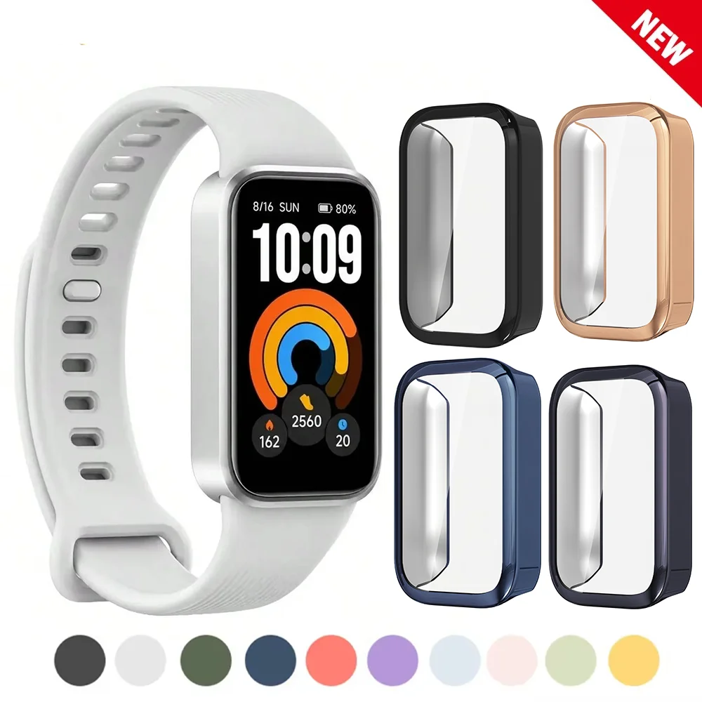 New Watch Case for Xiaomi Mi Band 11 Active Smartwatch TPU Cases Shell Full Screen Protector for Mi Bands 11 Active Watch Parts