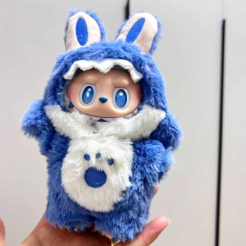 

Одежда для кукол Labubu, одежда для кукол Blue Shark Labubu, одежда для кукол 15-17 см, аксессуары для кукол