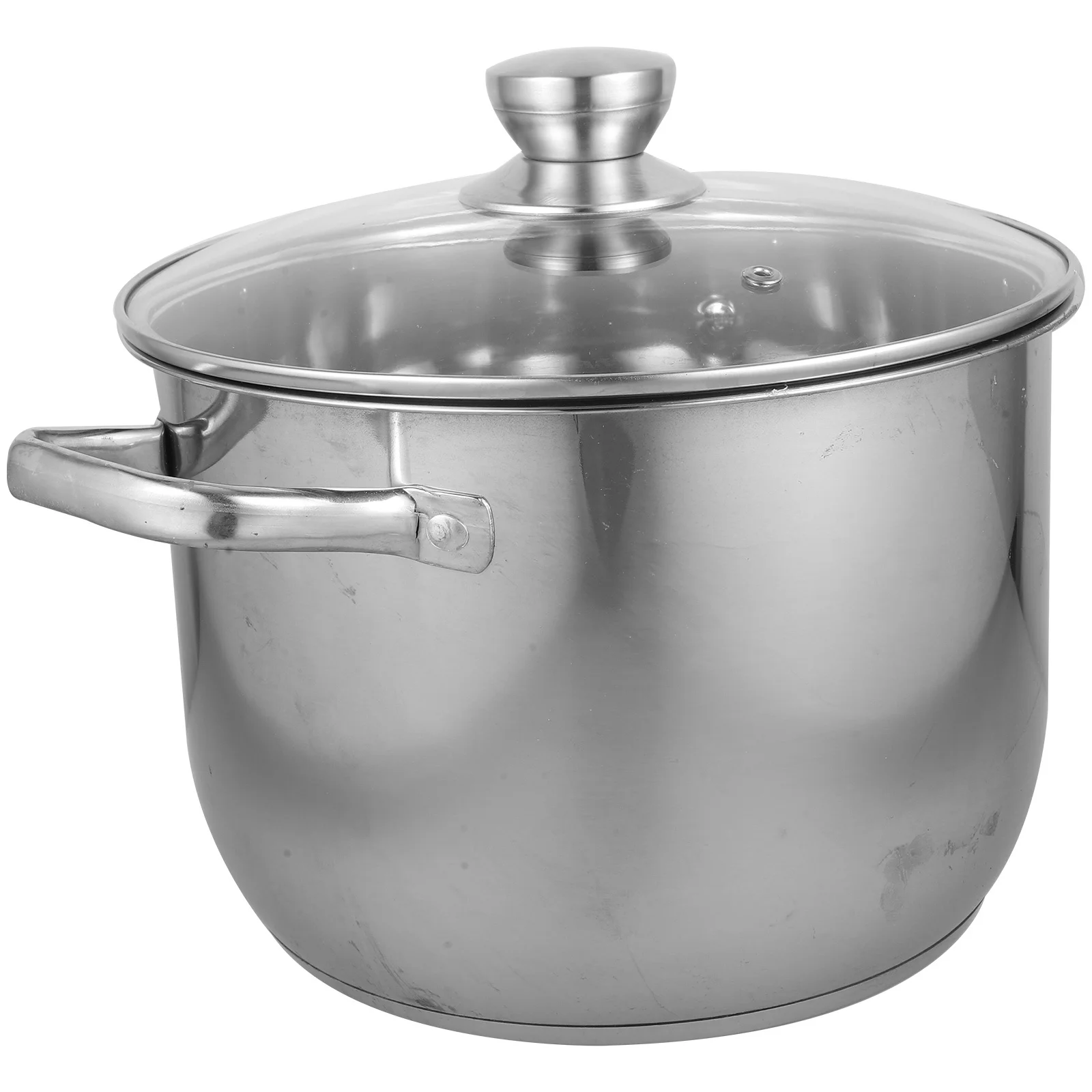 

Stainless Steel Stockpot 26cm Soup Steamed Pot Multifunction Cookware Steam Cooker for Home Kitchen Energy Saving
