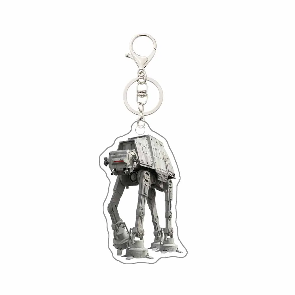 Star Wars Series At-St At-At Slave I X-Wing Starfighter Acrylic Key Ring Pendant Decoration Acrylic Keychain Accessories