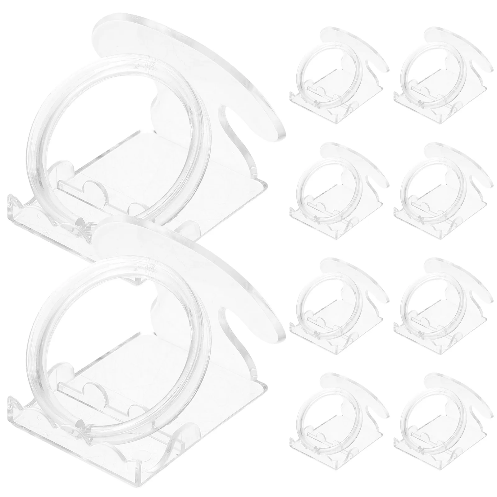 

10 Sets Bracelet Display St Jewelry Rack Desktop Holder Plastic Craftsmanship Wristb ganizer Storage Solution Anti Scratch