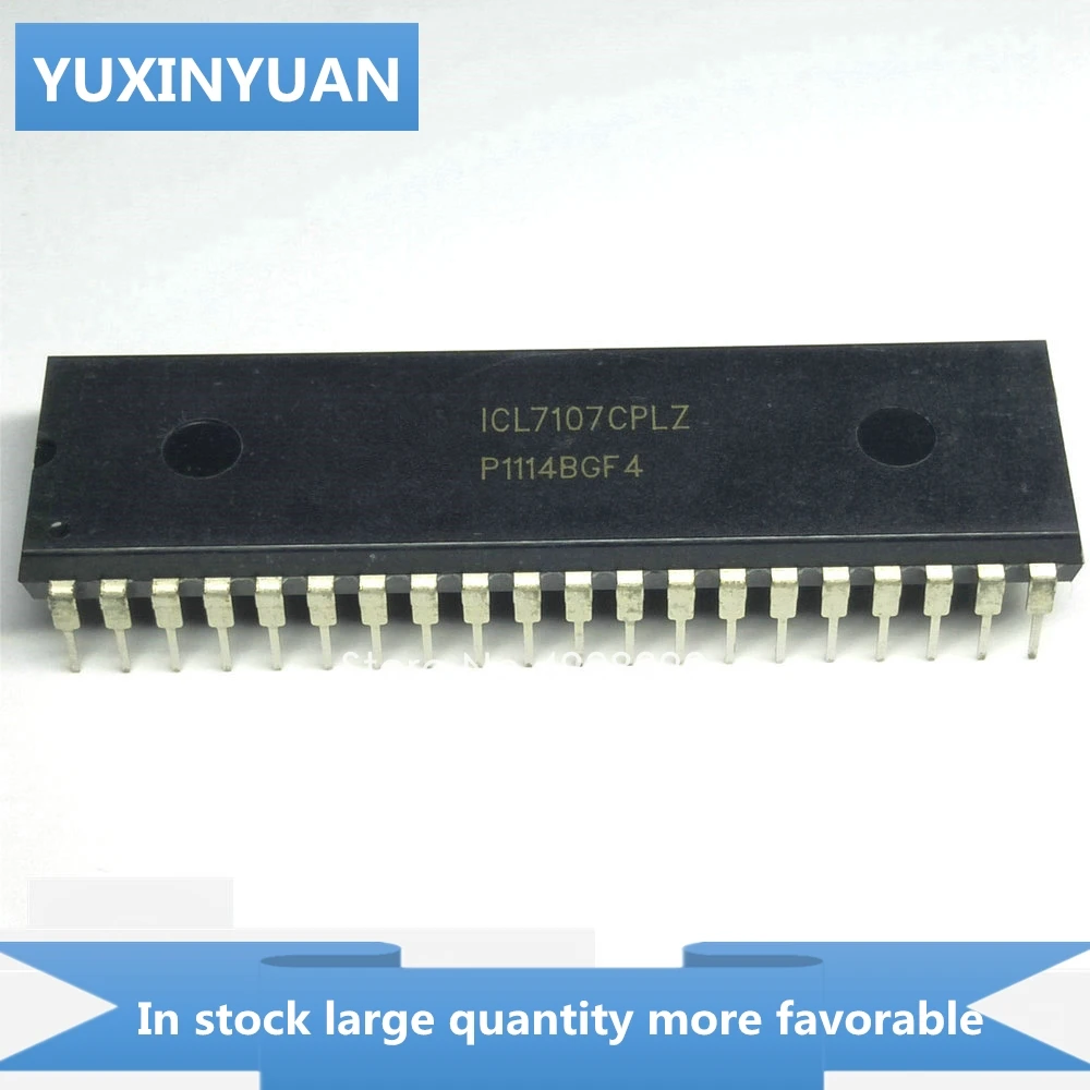 5PCS/LOT  ICL7107CPLZ ICL7107  ICL7107CPL ICL 7107 DIP40 in stock