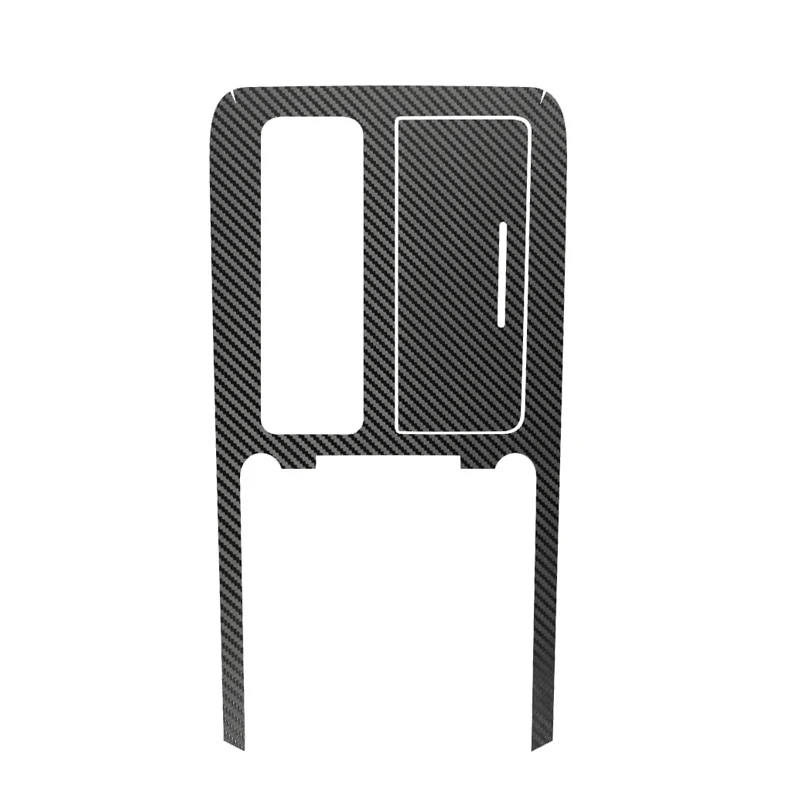 

For Beijing Baic BJ60 2022-2025 Car Interior Sticker Car Gear Panel Sticker Gear Box Protective Film Carbon Black Accessories