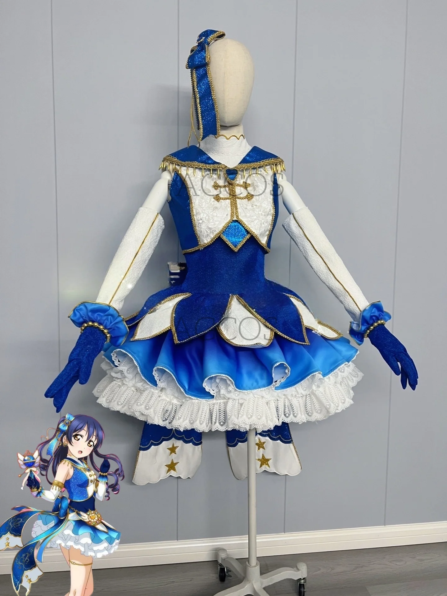 AGCOS Customized Sonoda Umi Cosplay Costume Christmas Uniforms Dress Lovelive Costumes Cosplay