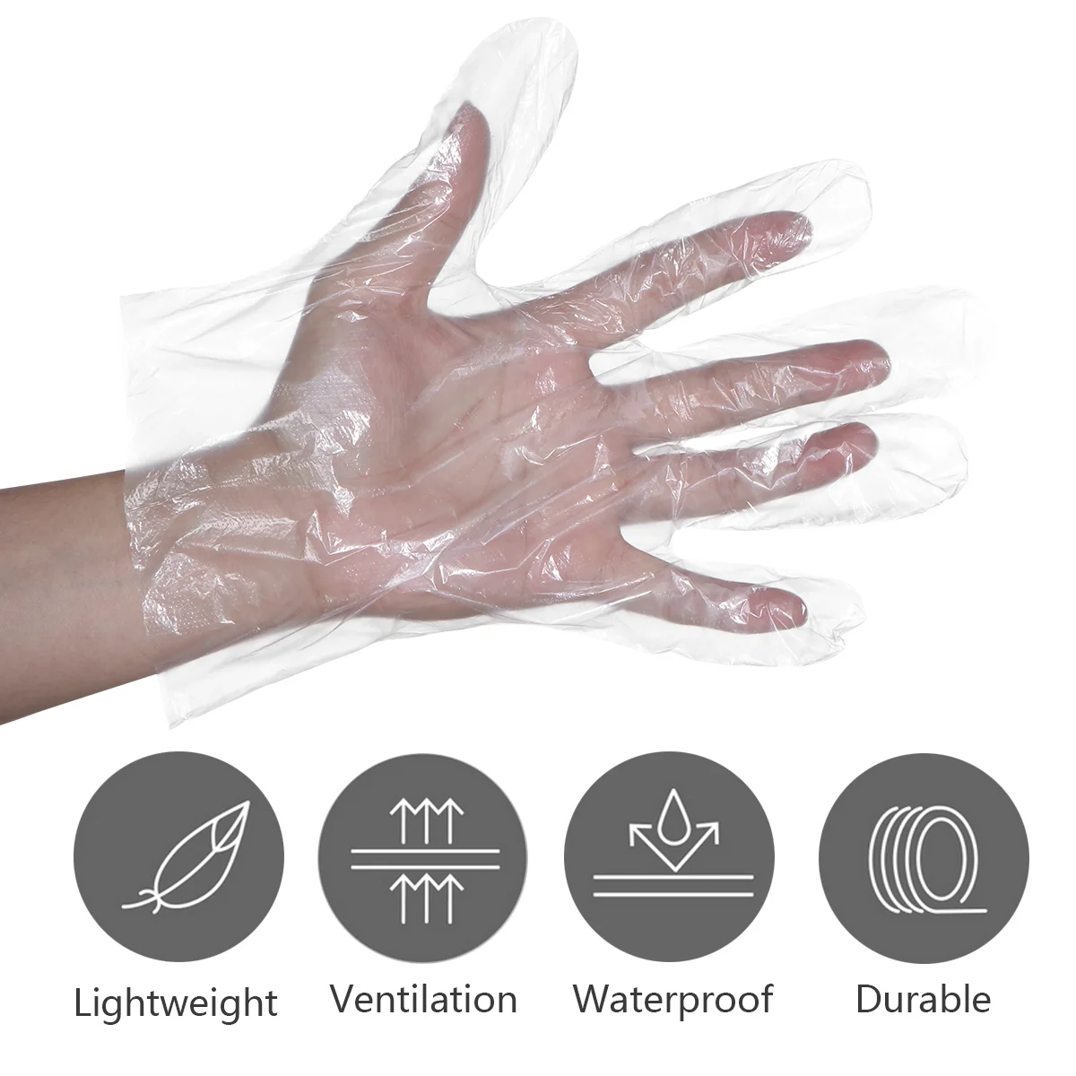 500 Pcs Convenient Gloves Doing Housework Beauty Disposable and Crafts for Daily Long Lasting