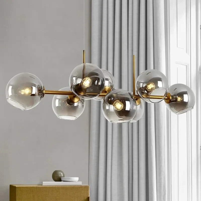 Modern Vintage Chandelier Molecule Lamp Design Bubble Lamp Bar Kitchen Pendant Lamp Dining Room Indoor Living Room Farmhouse Lig