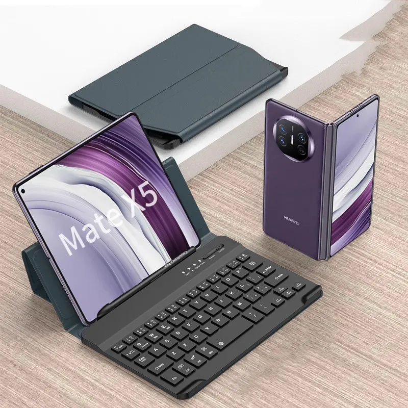 Magnetic Split Cover For Samsung Galaxy Z Fold 6 5 4 3 2 1 Stand Keyboard Case With Pen Slot