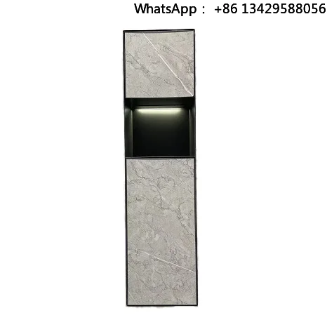 Tileable SUS304 LED Light Niche Recessed Hidden Tissue Box Trash Can Hotel Bathroom Nische Dusche Badezimmer-Waschtische