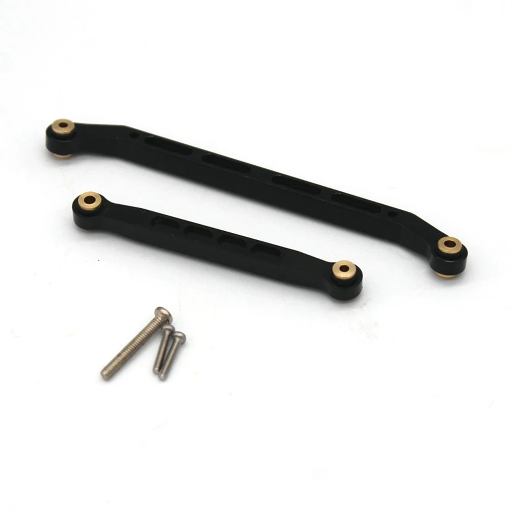 Metal Steering Rod Tie Rod Link for 1/18 FMS EAZYRC RocHobby Toyota FJ Cruiser Patriot Katana K10 RC Car Parts,Black