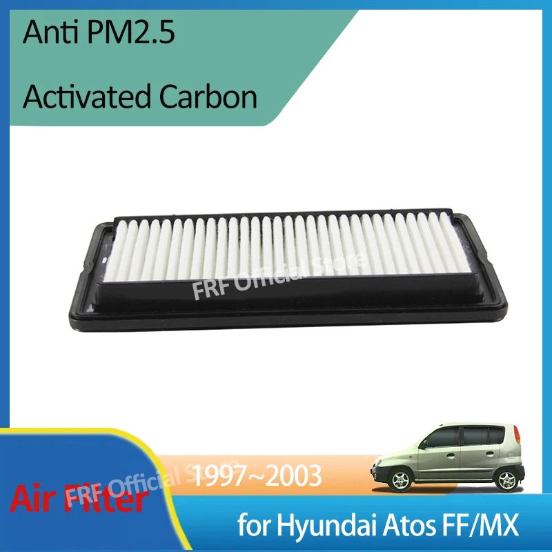 for Hyundai Atos FF MX Amica Atoz Atos by Dodge Kia Visto 1997 1998 1999 2000 2001 2002 2003 28113-02510 Auto Air Filter Element