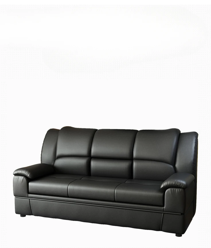 Genuine Leather Sofa Chair Unique Black Simple Modern Recliner Puffs Sofa Love Seat Reading Woonkamer Banken Home Furniture