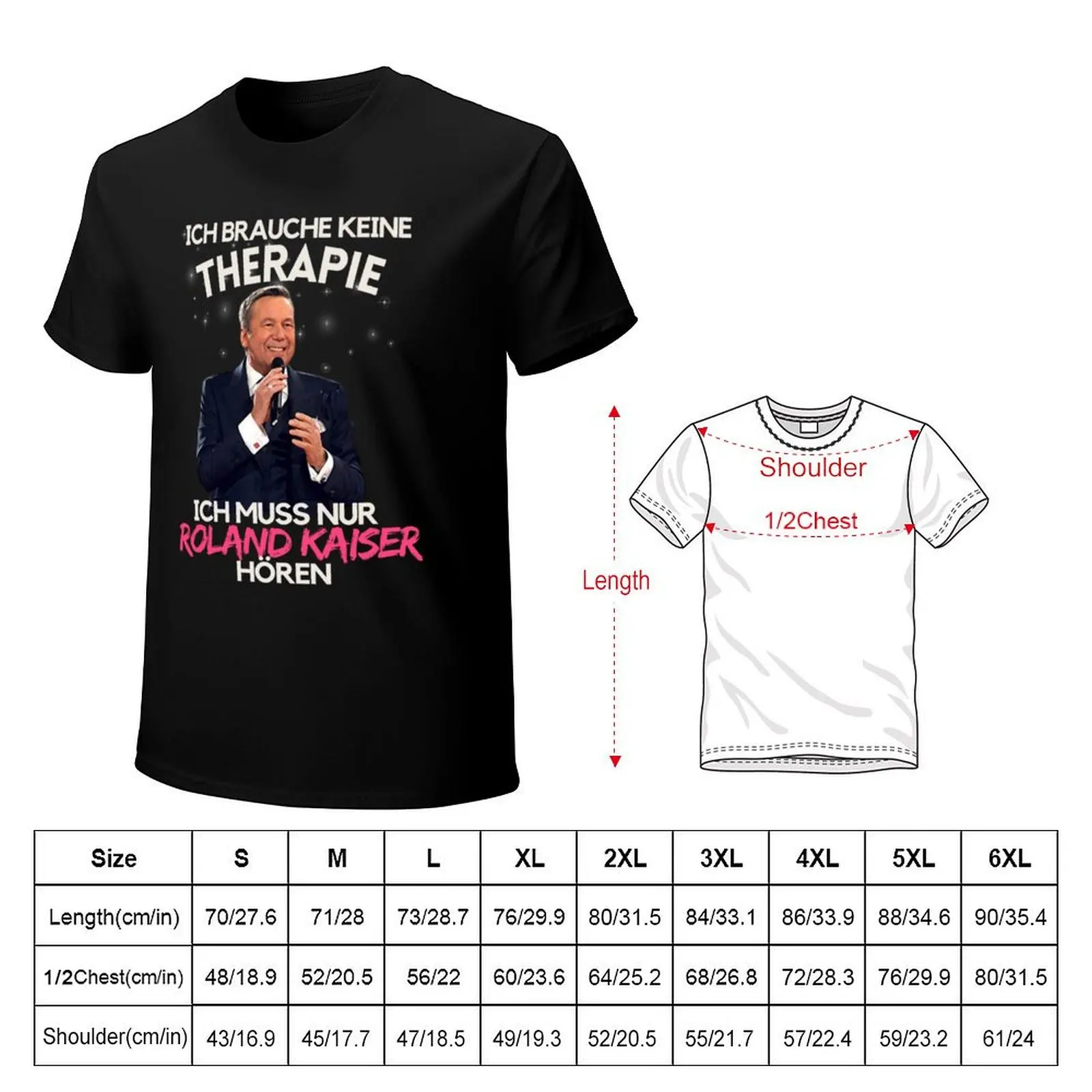 Roland Kaiser-roland kaiser festival- roland kaiser merch T-Shirt t shirt personalised T-Shirt