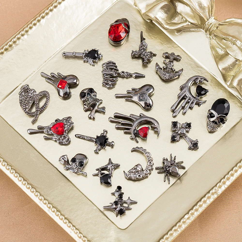 

10 шт., черный маникюрный набор из нержавеющей стали, холодный и элегантный для изготовления браслетов, ожерелья, аксессуары, оптовая продажа