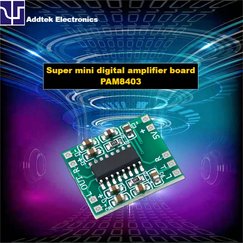 amplifier class PAM8403 Super mini digital amplifier board 2 * 3W Class D small power amplifier board 5V