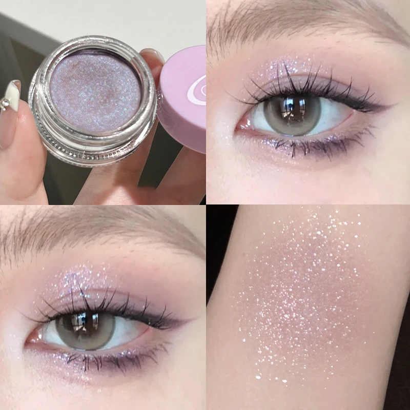 Pearl Glitter Mashed Potatoes Eye Shadow Gel Cream Liquid Highlighter Face Body Diamond Brighten Shimmer Natural Contour Makeup