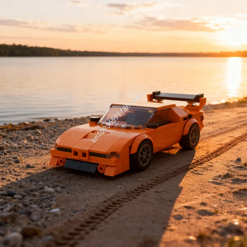 

308 деталей MOC City Champions BMWedd Procar, конструктор, архитектурная модель, игрушка, DIY, креативный подарок на Рождество, развивающий конструктор