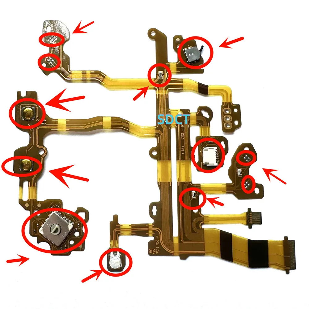 Repair Parts Top Cover Switch Button Flex Cable RL-1053 A-2178-922-A For Sony ILCE-7RM3 ILCE-7M3 A7M3 A7RM3