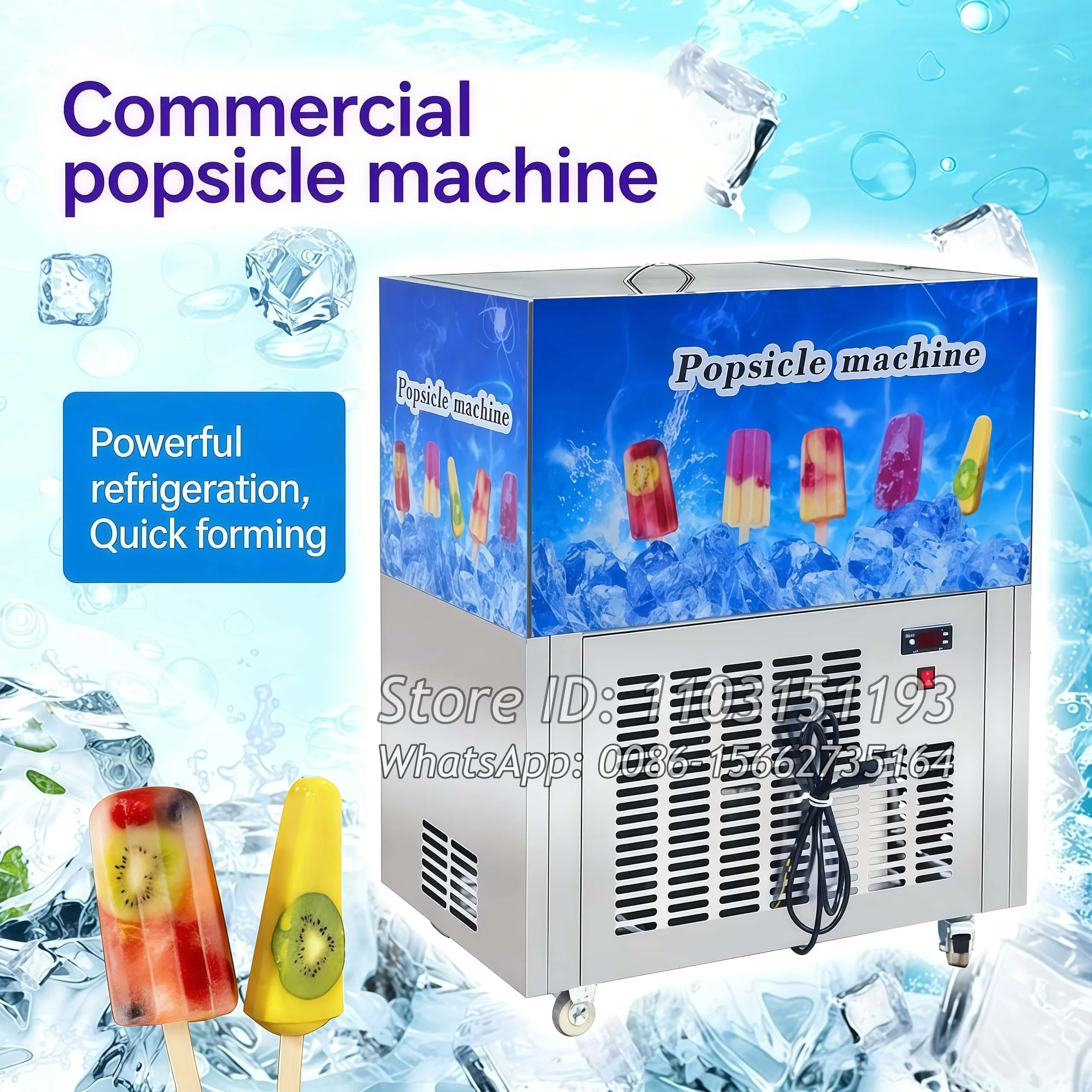 

Коммерческая автоматическая машина для мороженого и фруктового льда с многократными формами из нержавеющей стали, цена