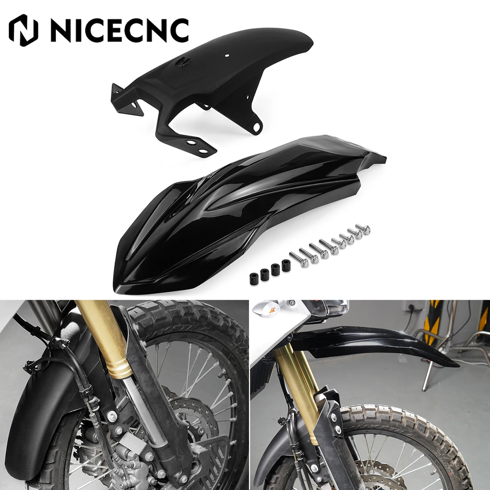 

For Yamaha 2019-2025 Tenere 700 High Fender Kit Mudguards Splash Guard Tenere700 Rally World Raid World Rally Extreme Explore