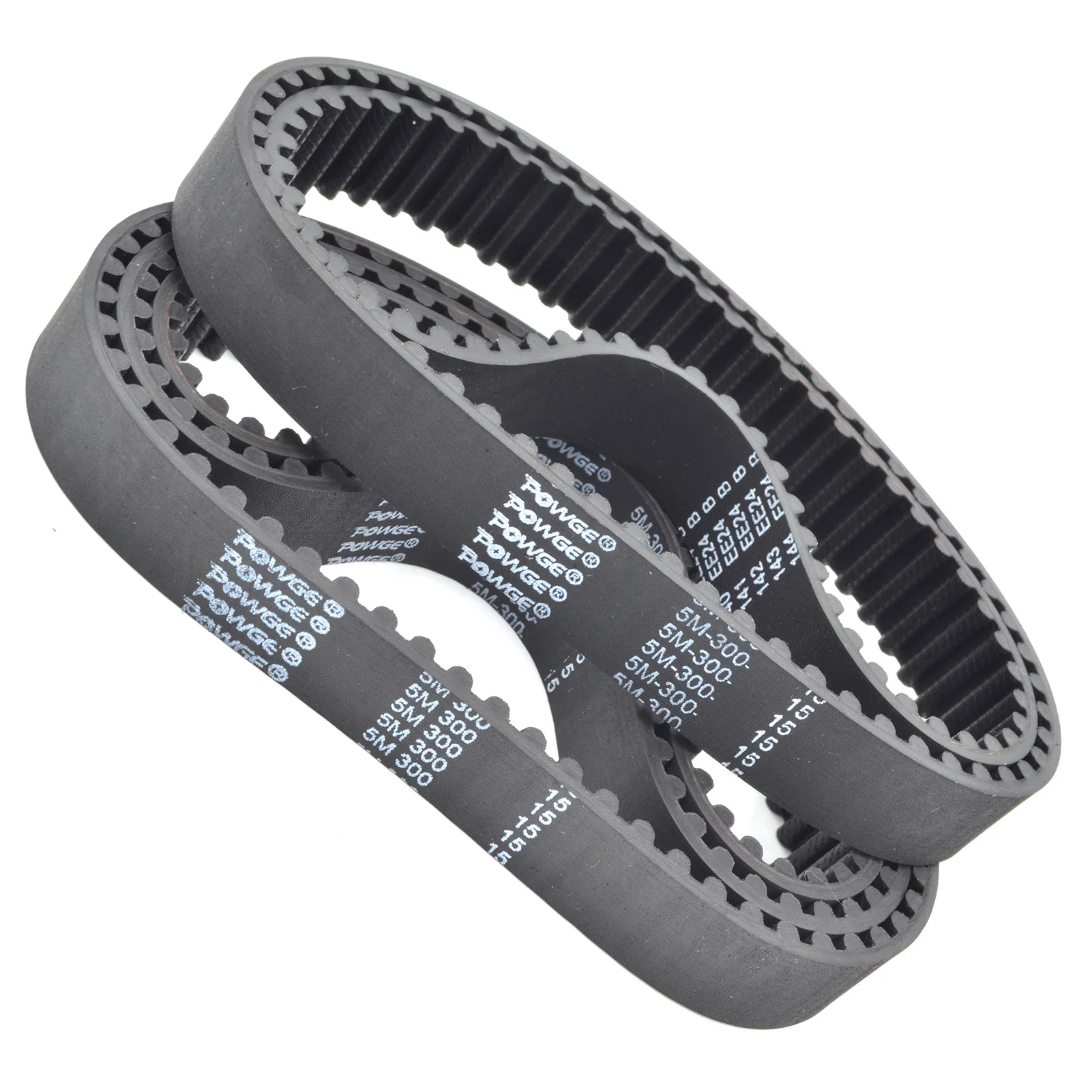 POWGE HTD 5M Timing belt Lp=250 255 260 265 270 275 280 285 290 295 300 305 310 315 320 325 330 335 Width 9-30mm HTD5M Rubber