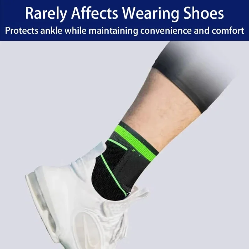 الرياضة الكاحل دعم ضغط هدفين ضغط ضمادة تنفس لكرة السلة المشي لمسافات طويلة الجري حامي منع الإصابات #4