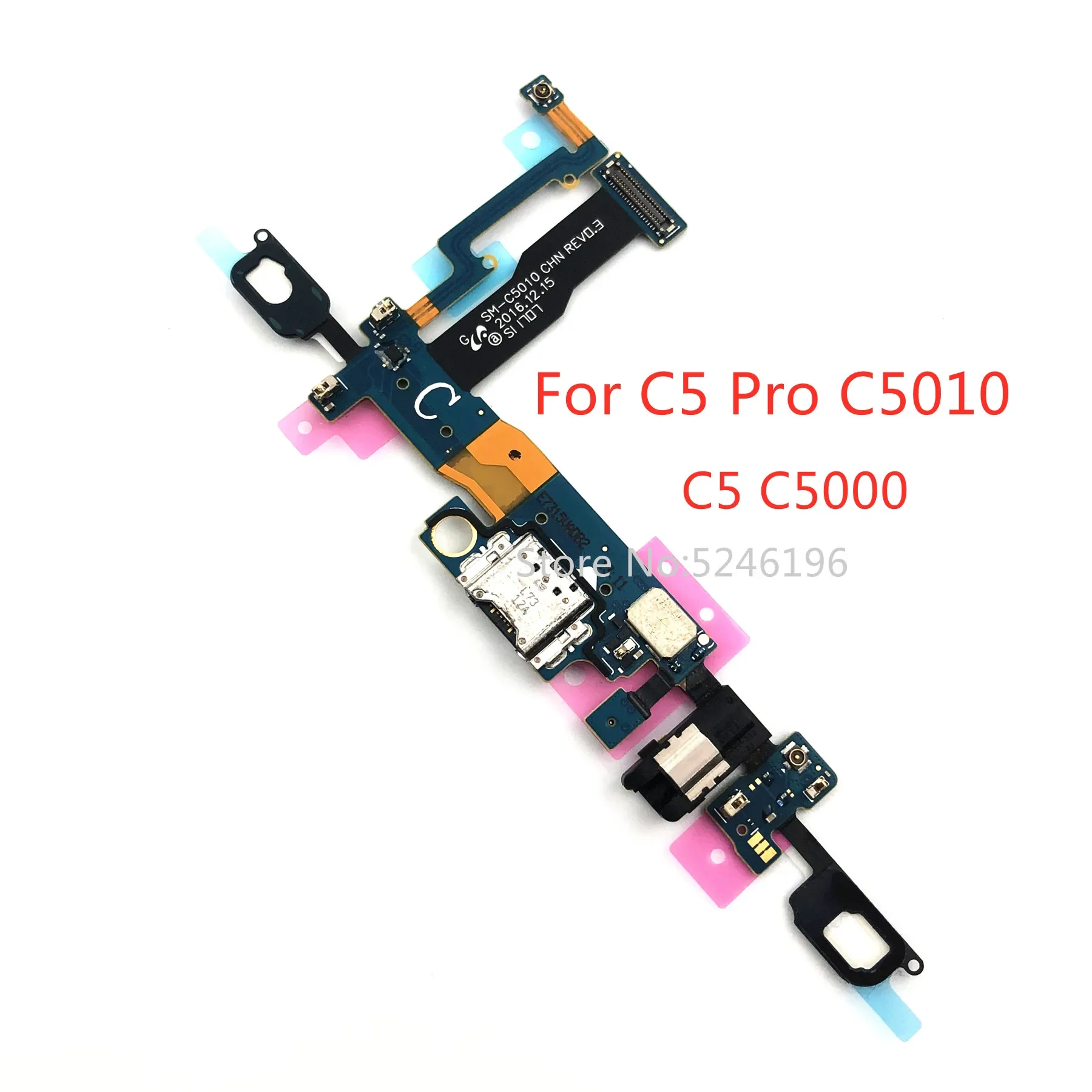 

1 шт. USB-порт, док-станция, зарядная плата, гибкий кабель для Samsung Galaxy C5 C5000 C5 Pro C5010, замена детали.