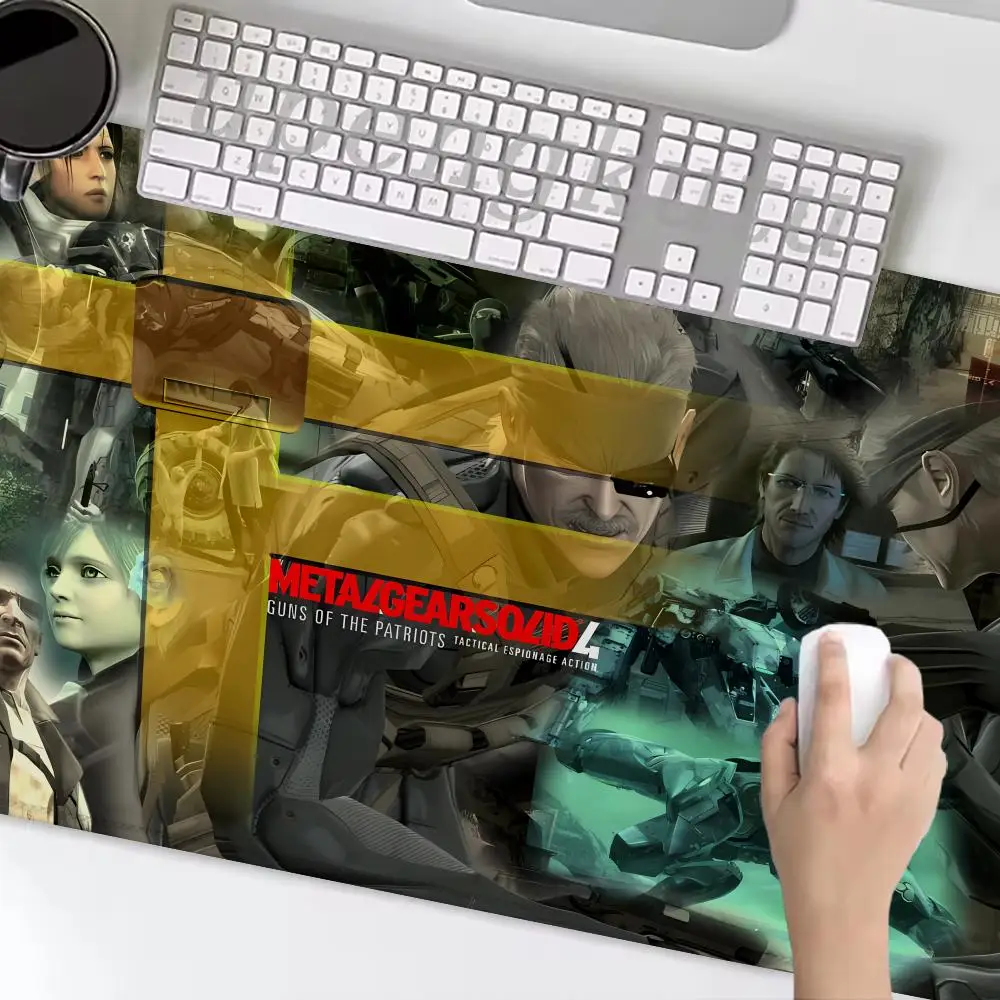 Metal Gear Solid Pc Mat Pad Mouse for Computer Keyboards Accessories Non-slip Mat Mousepad Gamer Rug Mausepad Gaming Laptop Pad