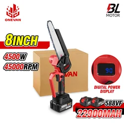 ONEVAN-motosierra eléctrica sin escobillas de 12 pulgadas, batería recargable inalámbrica de 6600W, herramientas eléctricas de jardinería para batería Makita de 18V