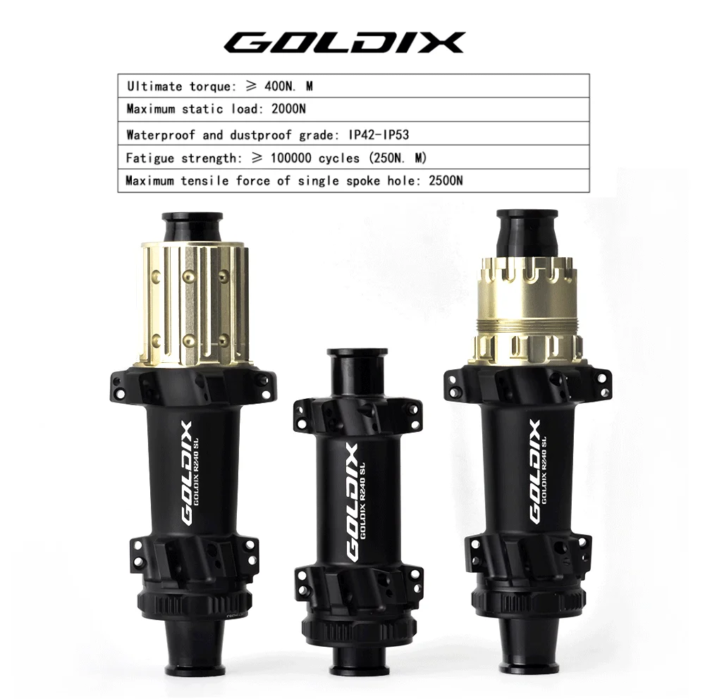 GOLDIX 240sl Road Hub Center Locking Disc 24 Hole Ratchet 36T