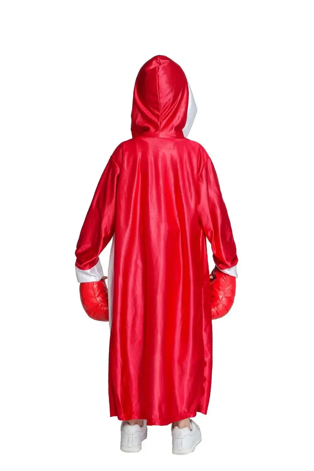 เด็กสีฟ้าสีแดงสีดํานักมวยเครื่องแต่งกายฮาโลวีน Boy Boxing Match Jumpsuit พร้อม Robe เครื่องแต่งกาย