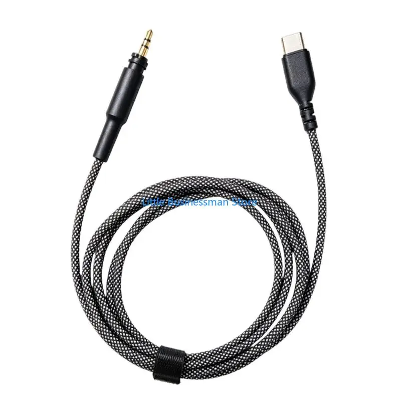 Geflochtenes USB-C-auf-2,5-mm-Kopfhörerkabel für SRH440A SRH840A, integriertes Dekodierungs-Headset-Kabel 150 für – Detail 8