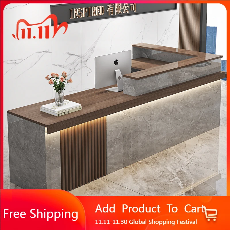 แผนกต้อนรับความงามที่เรียบง่าย บริษัทบาร์มุม ร้านที่ดีที่สุด โต๊ะหรูหรา ร้านเสริมสวย โรงแรม แสดงเฟอร์นิเจอร์อินเทรนด์ Mostrador