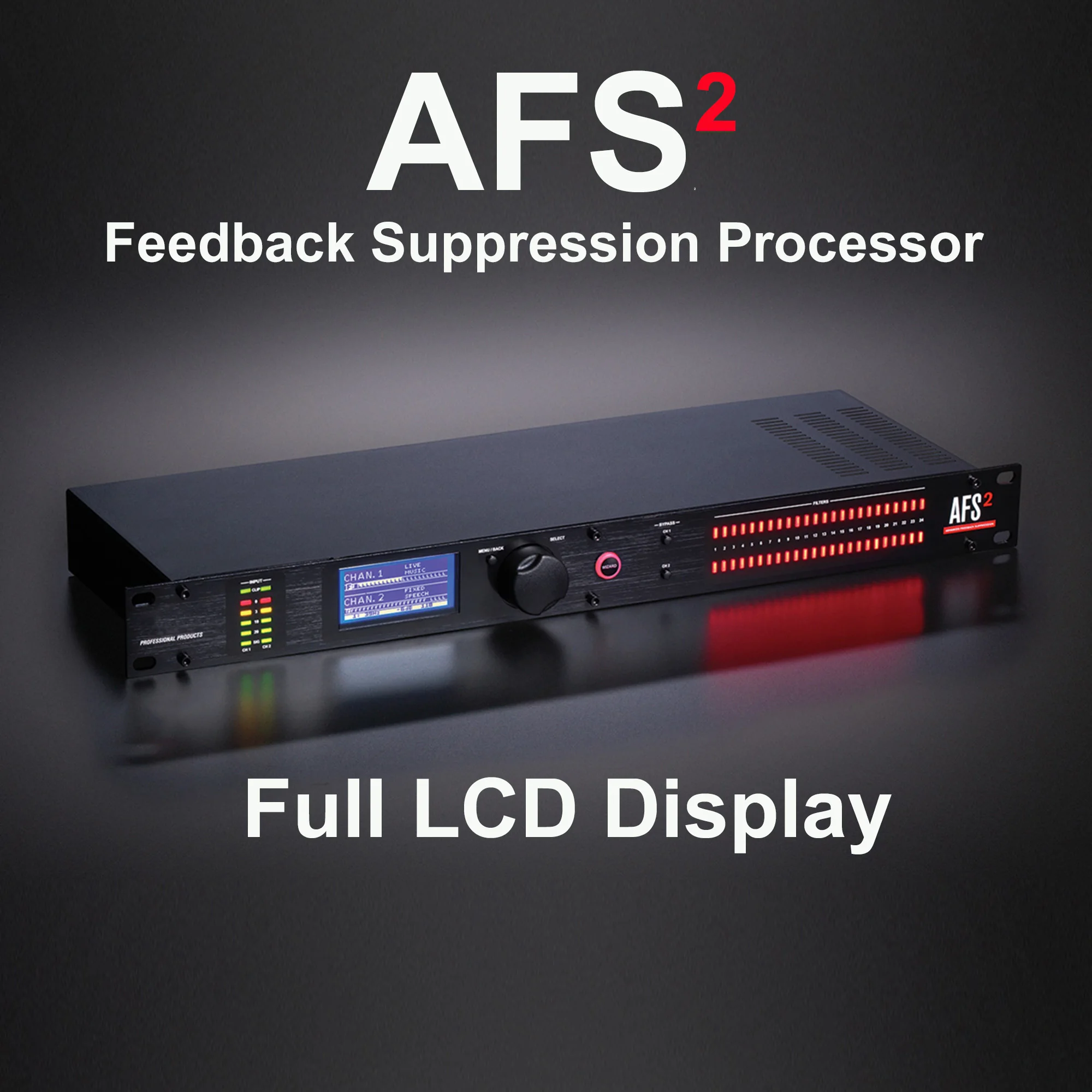 

Paulkitson FS2/224 Advanced Feedback Suppression Processor Dual 2Channel Audio Processor Suppressor Sound System For PA2 MIC