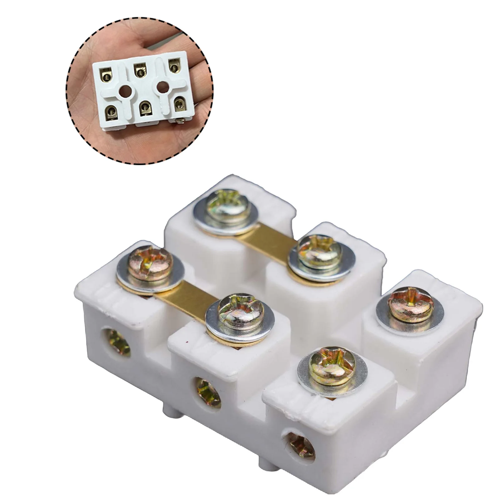Singlephase Terminal Connection Box 43*33 Mm Accessories Essential Tool Parts Plastic Protector Tool Parts Brand New