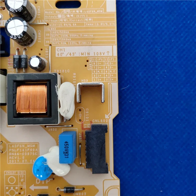 BN44-00875E BN44-00875 L40F6N_MSM PSLF141F09A متوافق مع لوحة إمداد الطاقة Samsung UE43LS003AUXXU UE43LS603AU