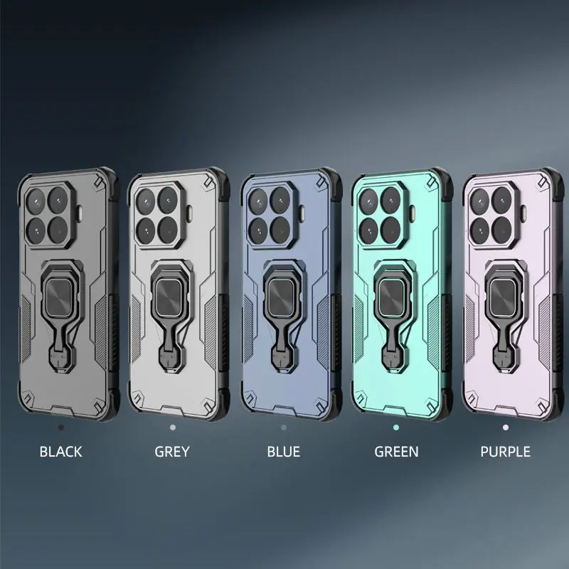 Magnetyczne etui na telefon Xiaomi 17T Pro 5G z ochroną aparatu 360 stopni, pancerne etui Mi 17T 17 T z pierścieniem i podstawką, odporne na wstrząsy. — zdjęcie produktu 6