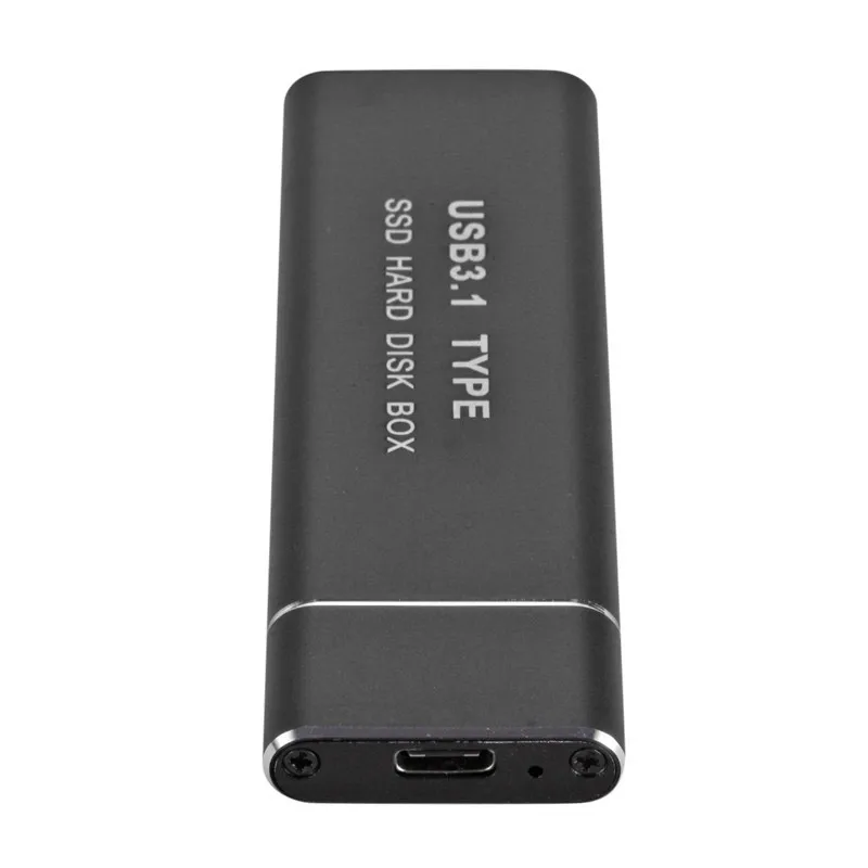 USB Type-C M.2 NVMe SSD Enclosure Adapter, USB 3.1 Gen 2 10Gbps Solid State Drive Aluminum Outer Case, Unique Cooling Fin Design
