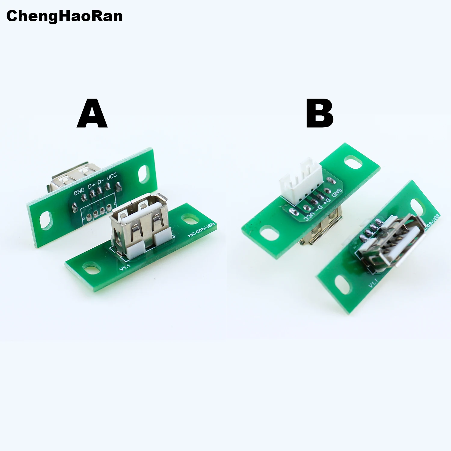 PH2.0*4P Laptop Motherboard 1cm 2.0 USB 4pin 4 pin DC White A Type Flat Angle 180 Degree Female PCB Connector Socket Jack Plug