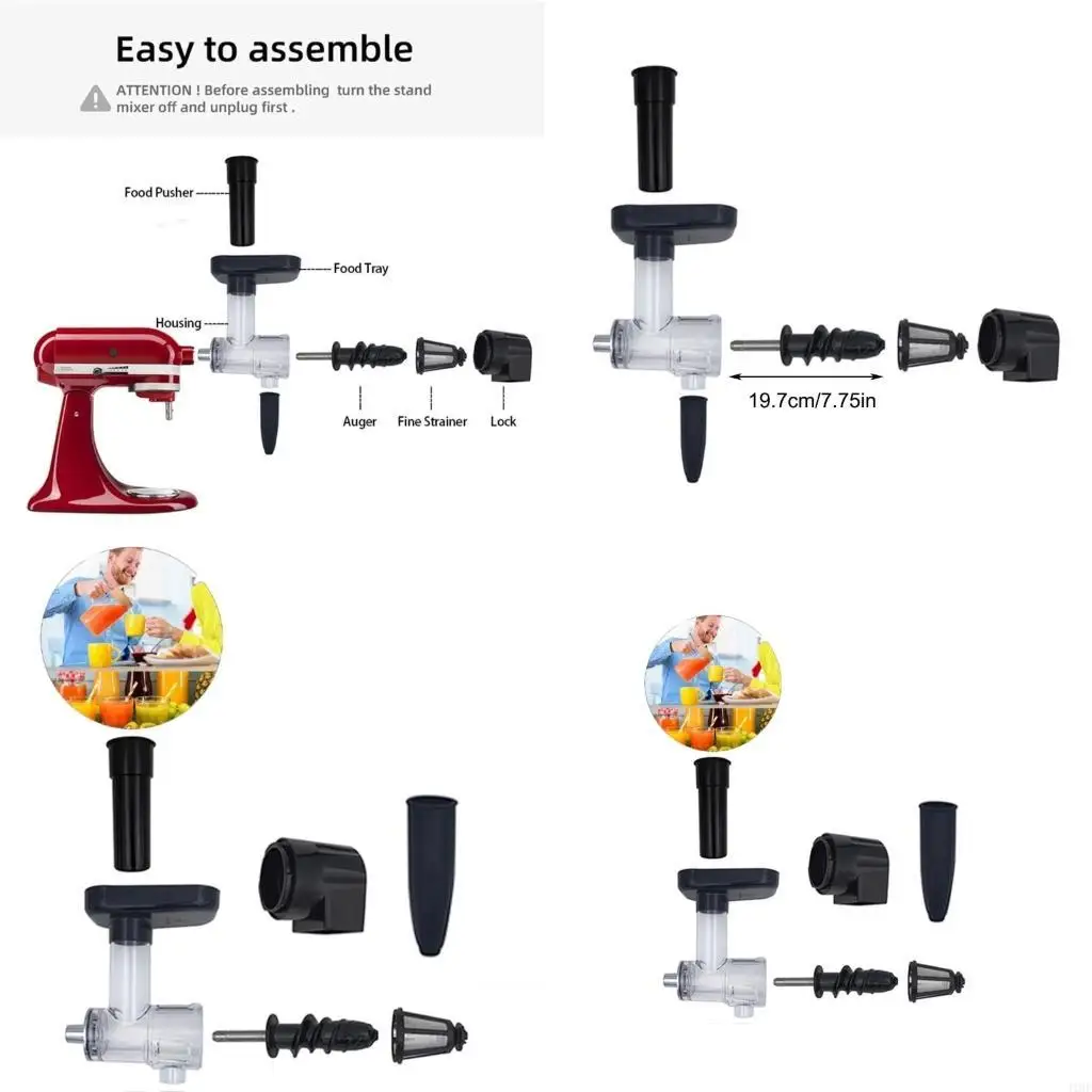 J1HF Masticating Juicer Accessories Juicer Machines Attachment For Kitchenaids SM-50B