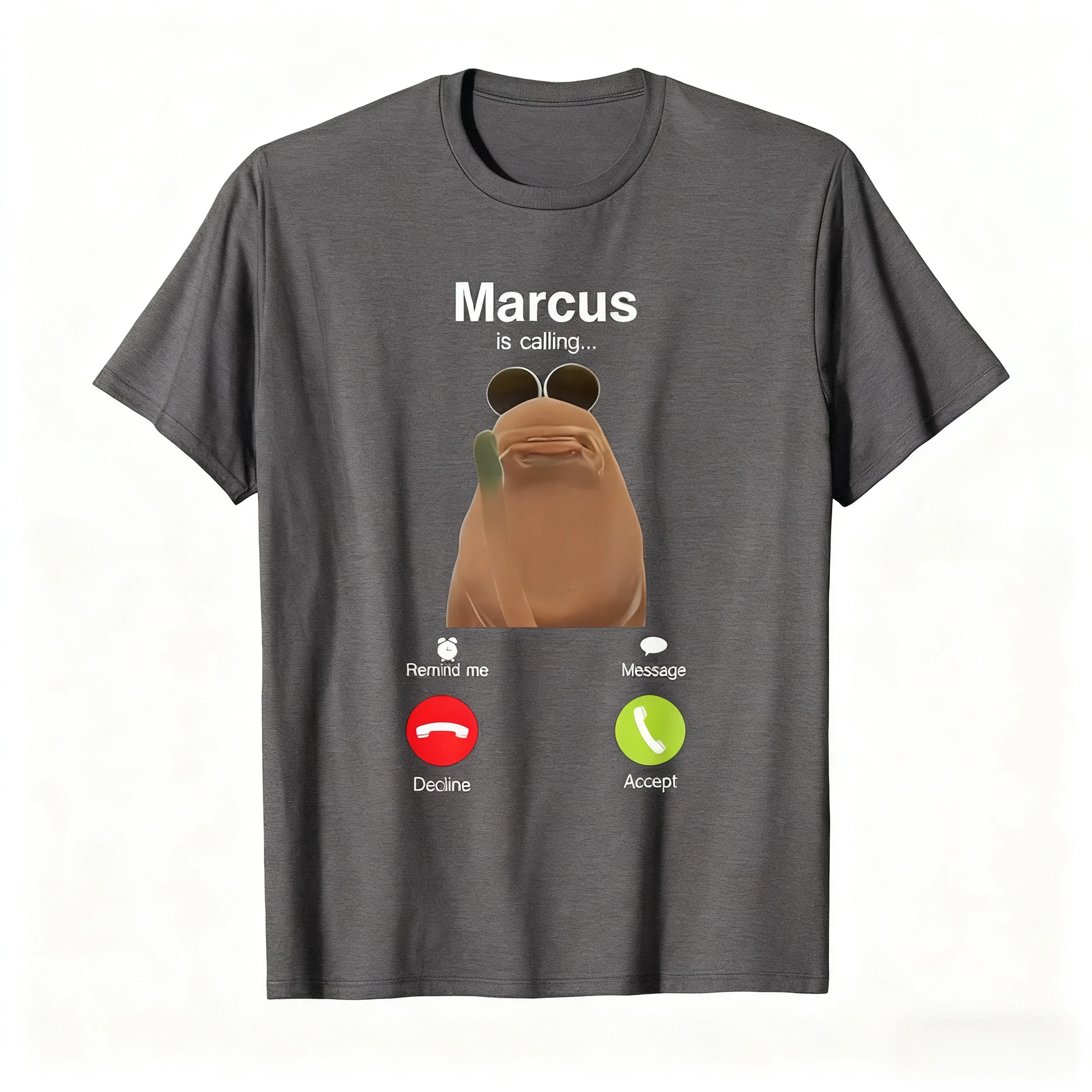 ماركوس الدودة روبرت ميمي تي شيرت للرجال النساء القطن س طوق تي شيرت محايد قصيرة الأكمام بلايز الصيف الترفيه الشارع الشهير